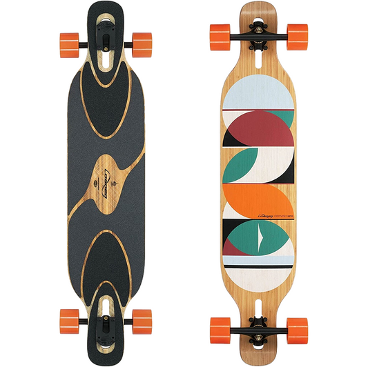Loaded Dervish Sama Longboard Complete - Orangatang In Heat 75mm/80a