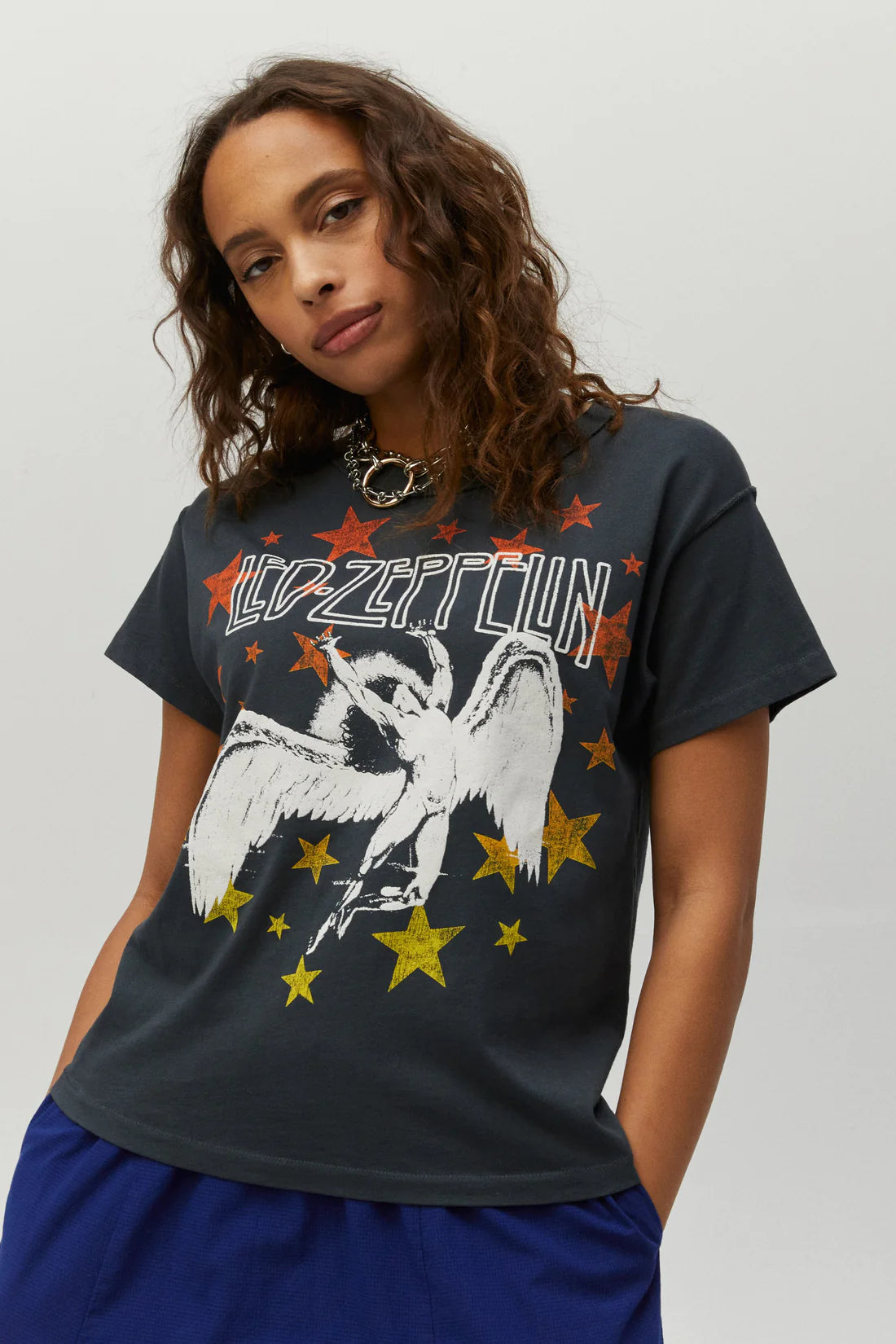 Daydreamer Led Zeppelin Icarus Stars Reverse BF T-Shirt