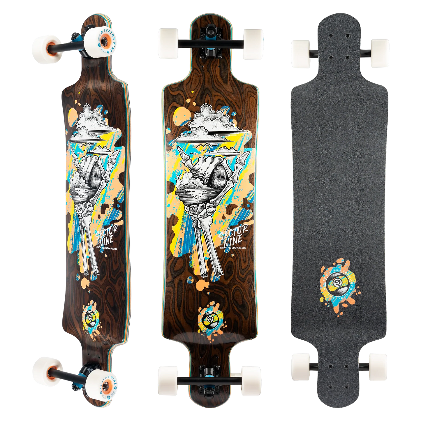 Sector 9 Fault Line Curl Longboard Complete