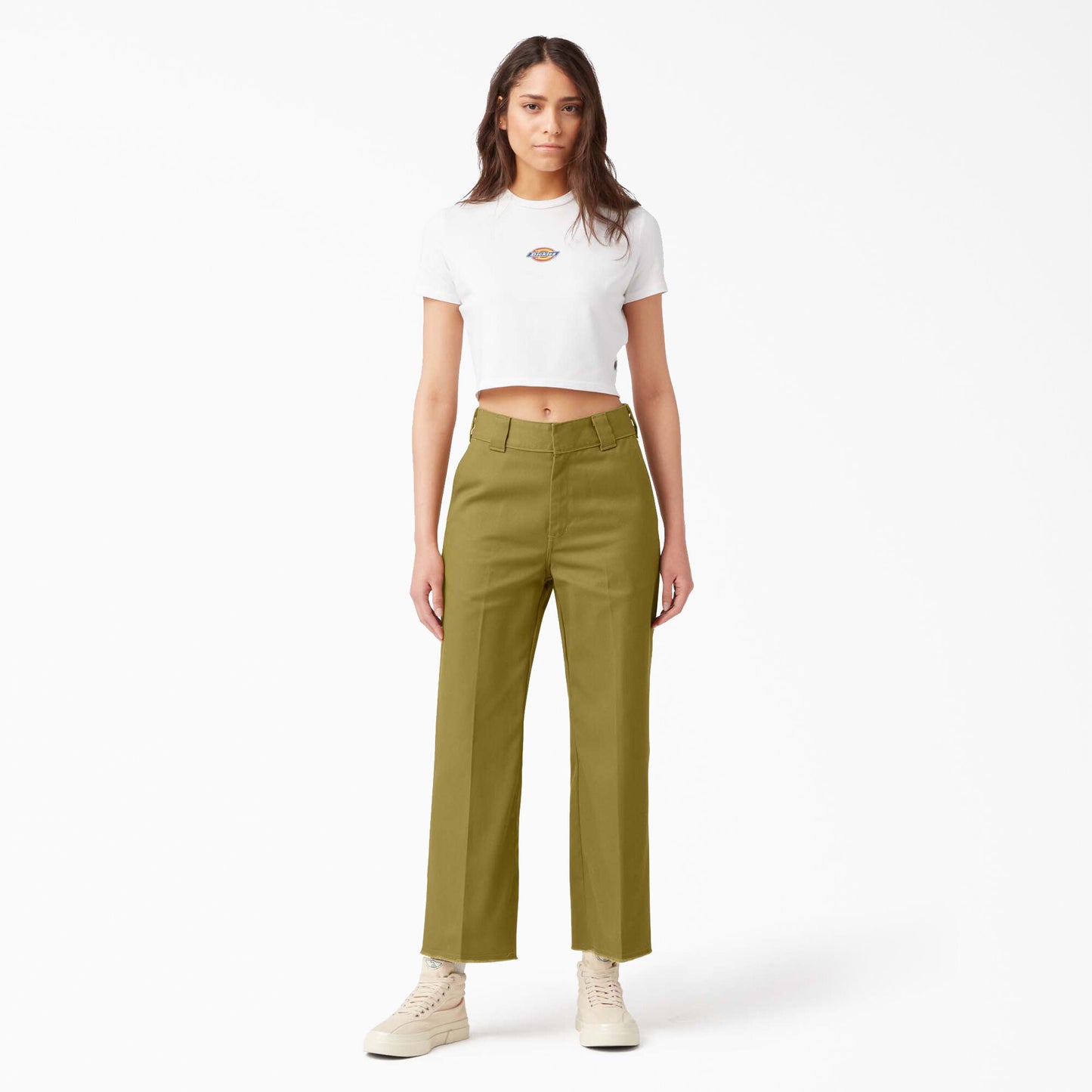 Dickies Women's Twill Cropped Ankle Pant