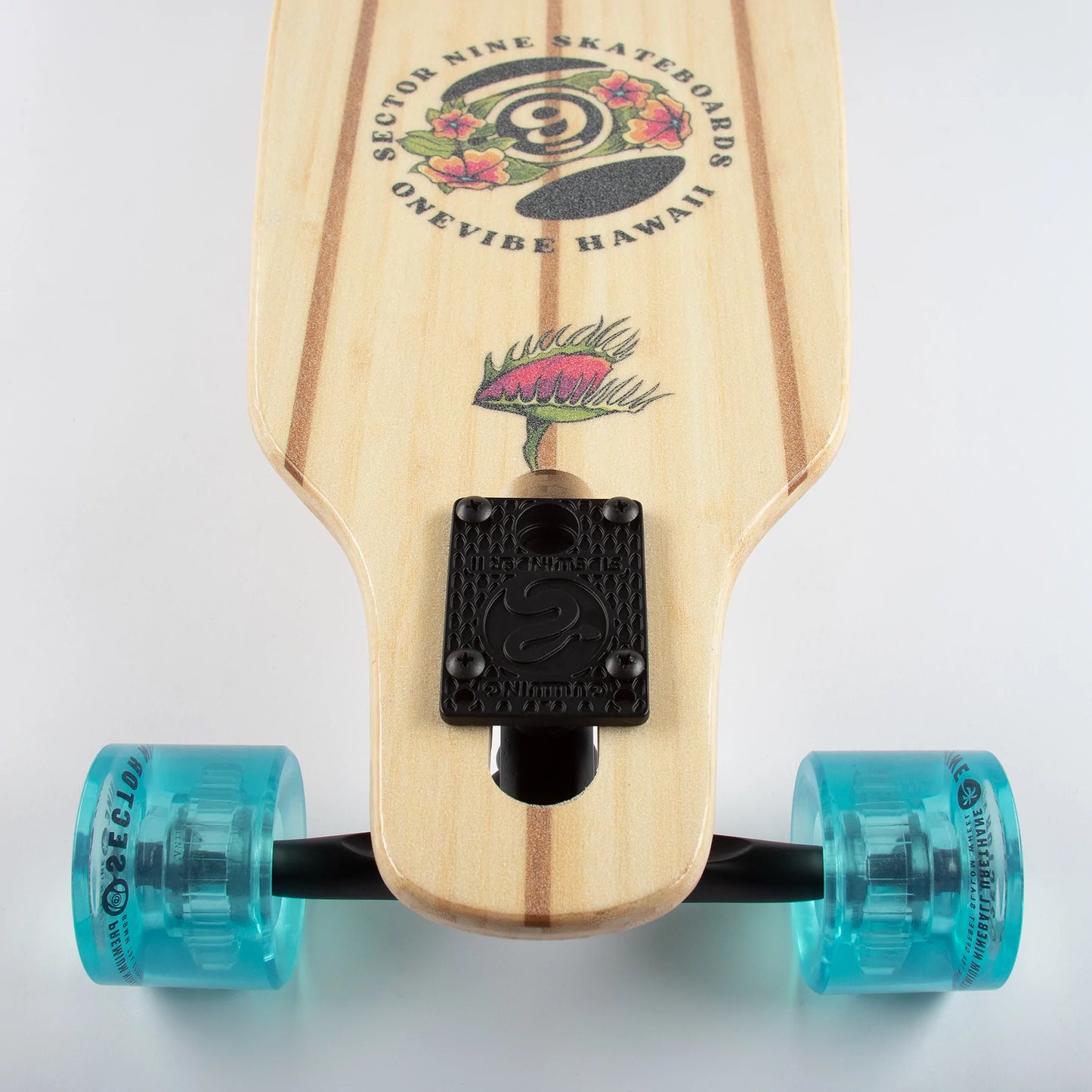 Sector 9 Fractal Flora Bamboo Longboard Complete