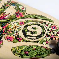 Sector 9 Fractal Flora Bamboo Longboard Complete
