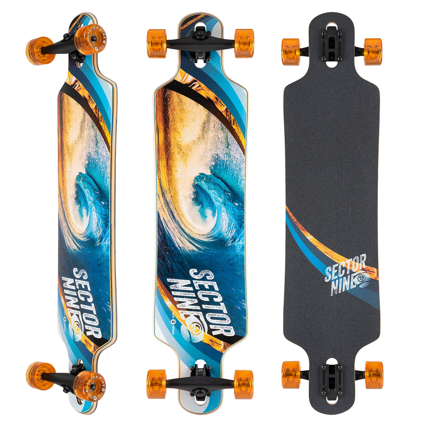 Sector 9 Meridian Swirl Longboard Complete