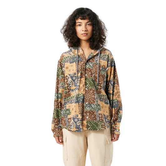 Huf Patchwork Cord Hooded Jacket