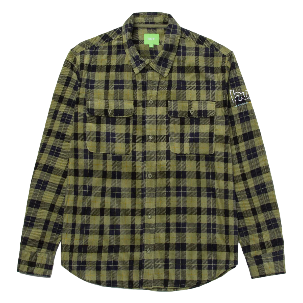 Huf Printed Waylon Cord Flannel