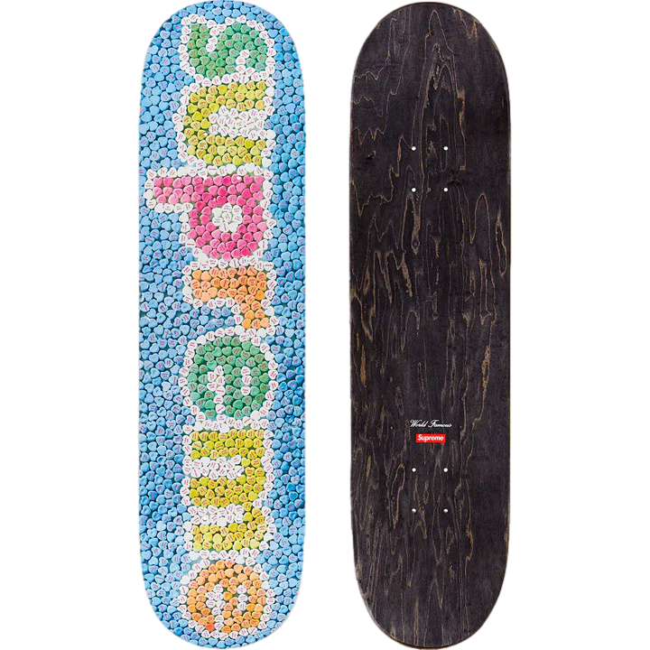 Supreme Candy Hearts Skate Deck