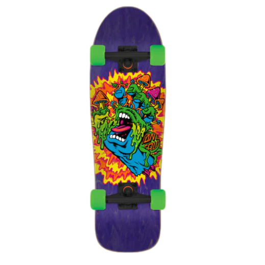 Santa Cruz Toxic Hand Skateboard Cruiser Complete