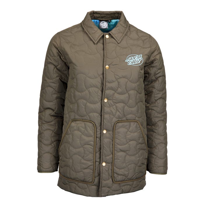 Santa Cruz Oval Line Dot Quilted Jacket