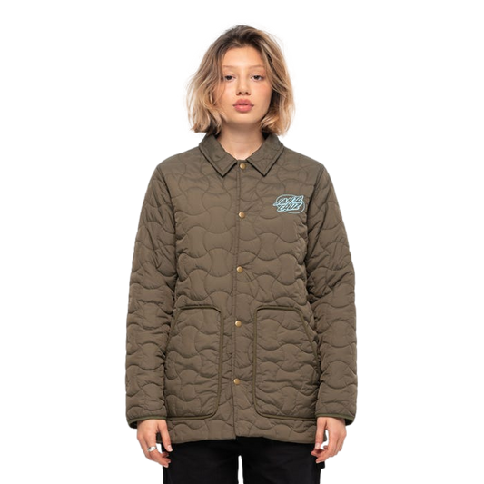 Santa Cruz Oval Line Dot Quilted Jacket