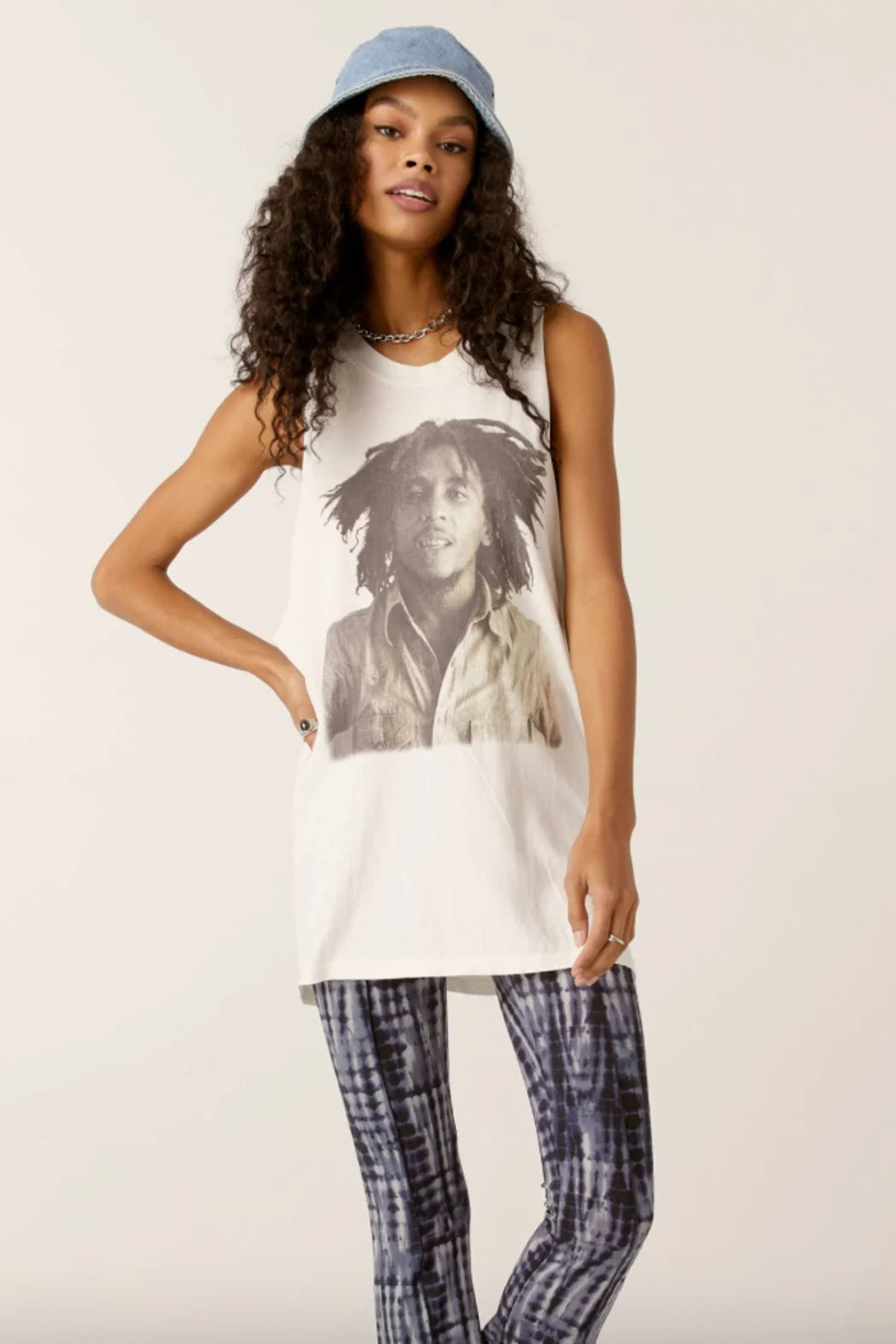 Daydreamer Bob Marley Boyfriend Muscle Tank