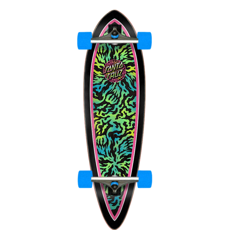 Santa Cruz Obscure Dot Pintail Longboard Complete