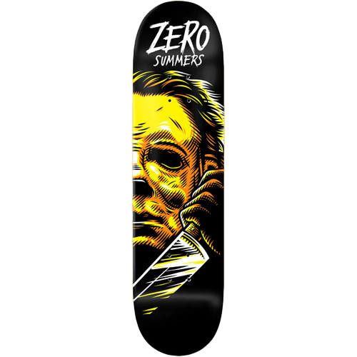 Zero Skateboard Deck Summers Fright Night Glow 8.5"