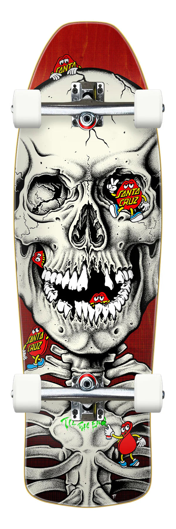 Santa Cruz Dot Dudes 10.32in Premium Shaped Skate Cruiser Complete