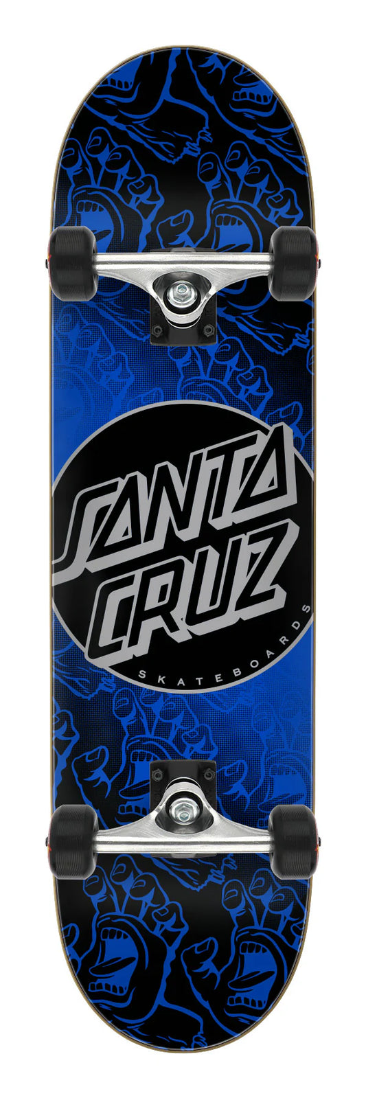 Santa Cruz Large Other Dot Hands 8.25 Skateboard Complete