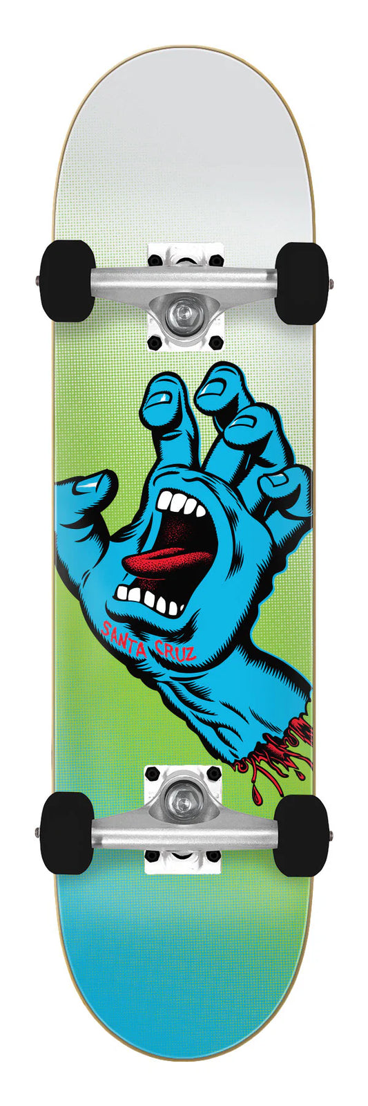 Santa Cruz Full Screaming Hand Color Fade Complete Skateboard
