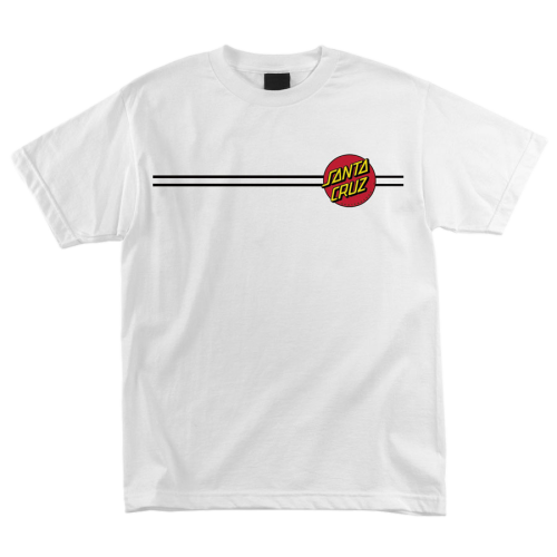 Santa Cruz Classic Dot T-Shirt Youth White