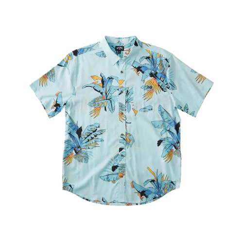 BILLABONG Men's Sundays Short Sleeve Shirt
