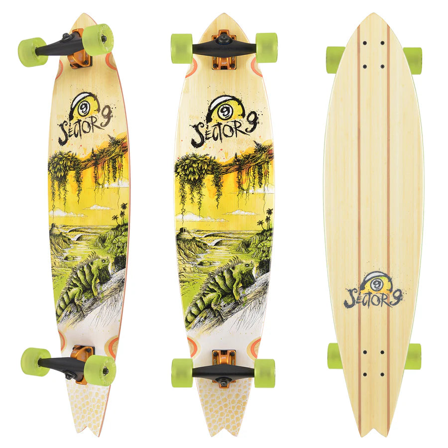 Sector 9 Offshore Temple Longboard Complete