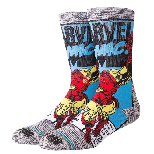 Stance Iron Man Comic Sock Mens