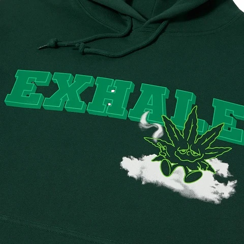 HUF Exhale Buddy Green Hoodie