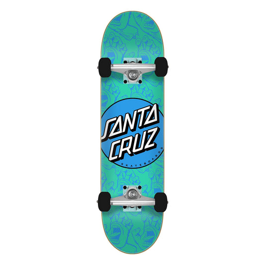 Other Dot Hands Mini 7.75in x 30.00in Santa Cruz Skateboard Complete (Blemished)