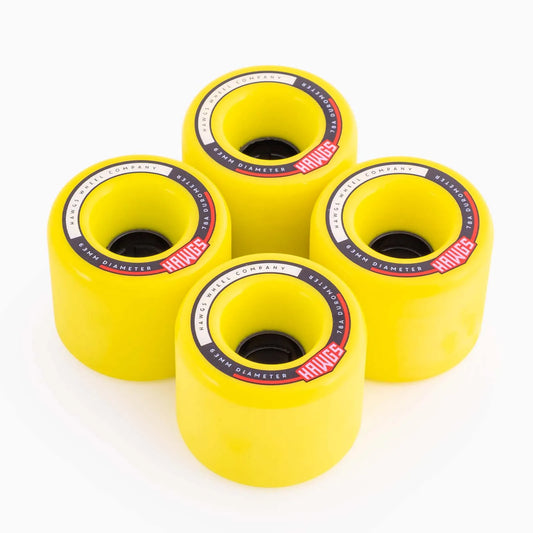 Fatty Hawgs 63mm Yellow Wheels