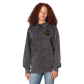 Santa Cruz Wave Dot P/O Hooded Relaxed Long Sweatshirt Womens Black Mineral Wash