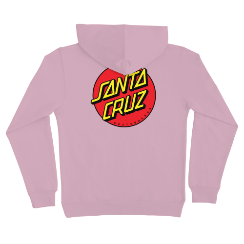 Santa Cruz Classic Dot Hoodie Youth Pink