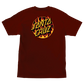 Thrasher Flame Dot T-Shirt Mens Burgundy