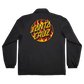 Santa Cruz X Thrasher Flame Dot Coach L/S Jacket Mens Black