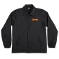 Santa Cruz X Thrasher Flame Dot Coach L/S Jacket Mens Black