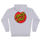 Santa Cruz Classic Dot Zip Hooded Heavyweight Sweatshirt Grey Hthr  Mens