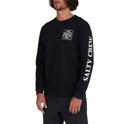 Salty Crew Coaster Premium Long Sleeve T-Shirt Black Men's