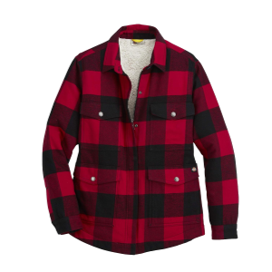 Dickies Womens Sherpa Lined Flannel Shore Coat