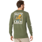 Salty Crew Ink Slinger Standard Long Sleeve Tee Mens Green