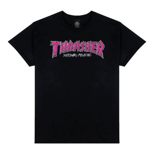 Thrasher Brick T-Shirt Black