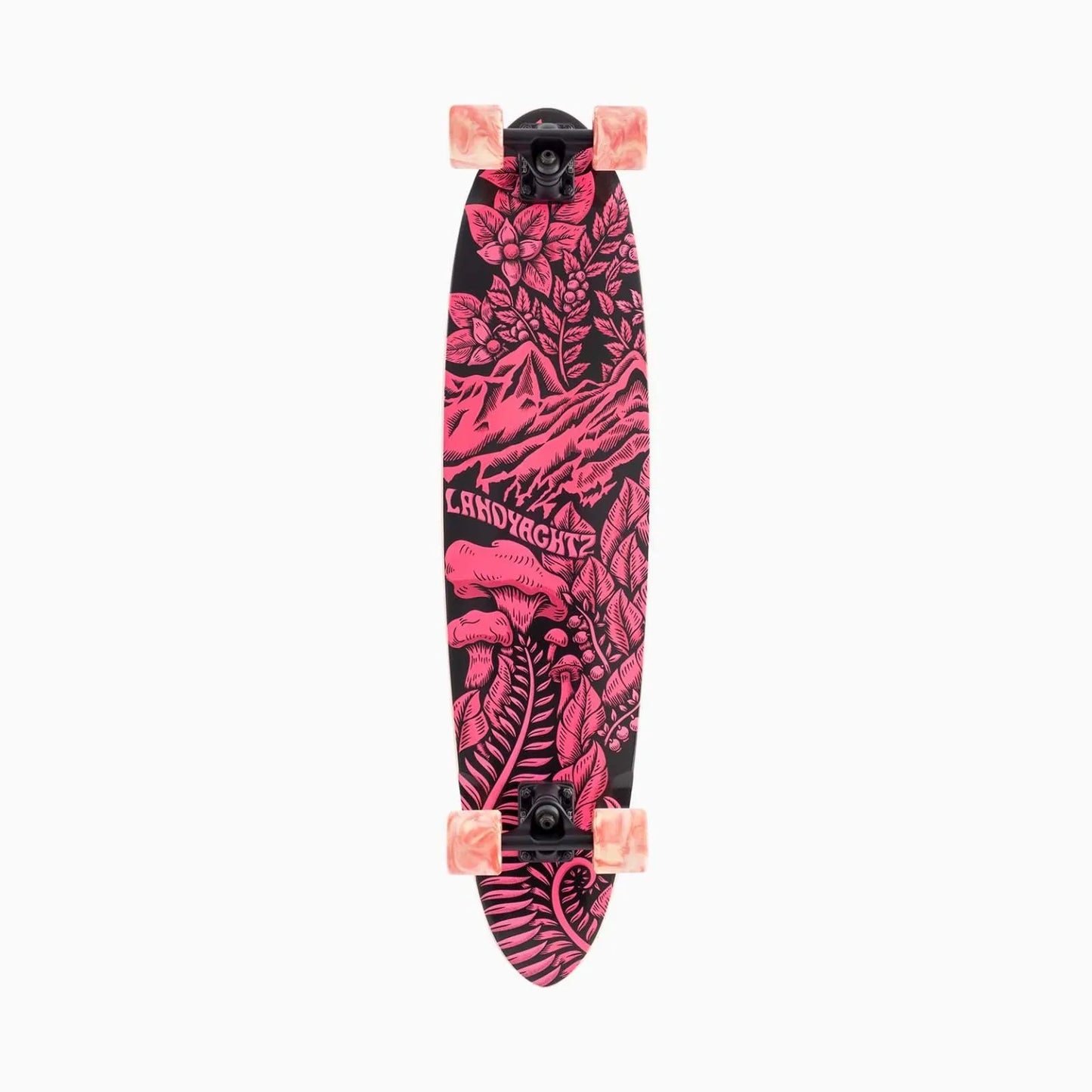 Landyachtz Dipper – Pink Escape Longboard Complete