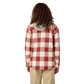 DickiesFlannel Hooded Shirt Jacket Womens Fire Brick