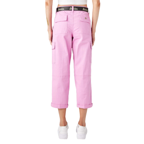 Dickies Relaxed Fit Cropped Cargo Pants Women's Pink