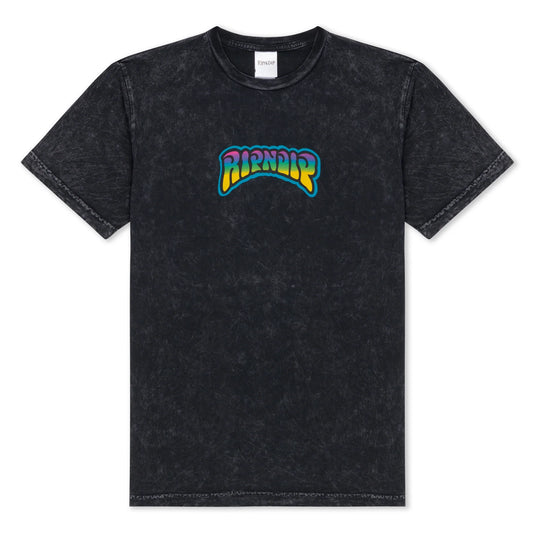 Ripndip Psychedelic Garden T-Shirt Black Mineral Wash