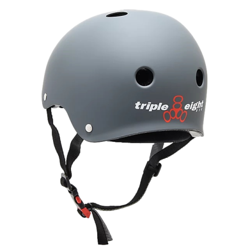 Triple 8 Certified Sweatsaver Carbon Rubber Matte Helmet