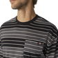 Dickies Relaxed Fit Striped Pocket T-Shirt Black/Grey/White Men's