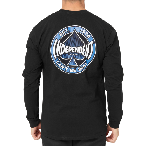 Independent Can't Be Beat L/S Black Tee