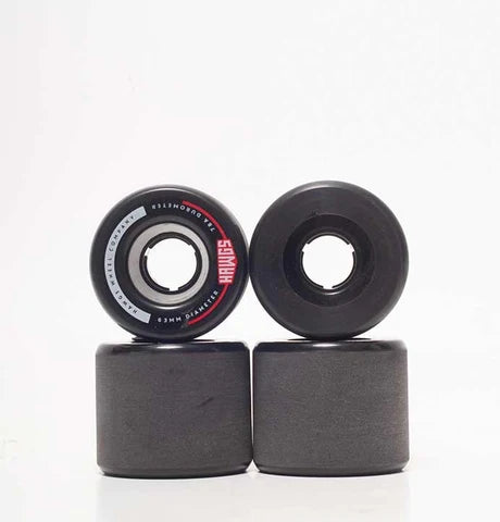 Fatty Hawgs 63mm Wheels Black