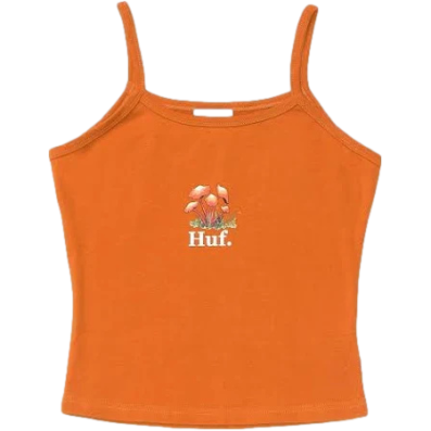 Huf Shroom Tank Top Womens Burnt Orange