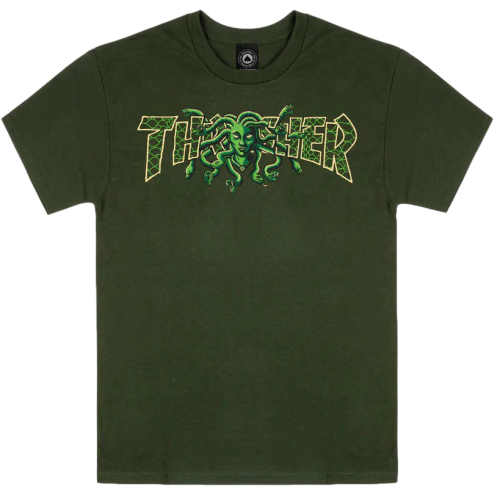 Thrasher Medusa T-Shirt men's Green