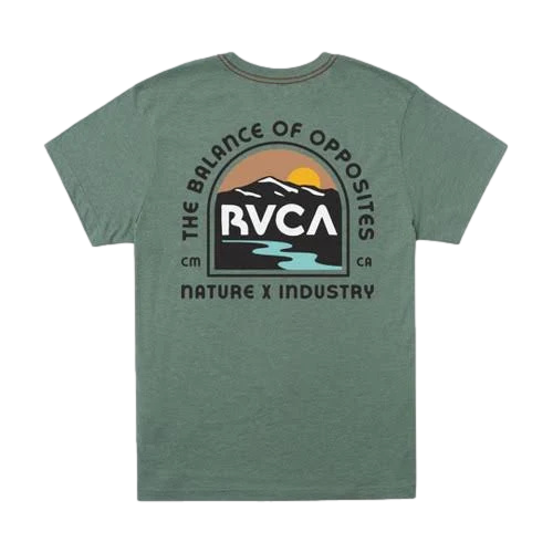 RVCA Vista T-Shirt Mens Green