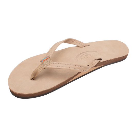 Rainbow Single Layer with Arch Support and a 1/2" Strap Sierra Brown Sandals