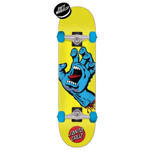 Santa Cruz Screaming Hand Mini Skateboard Complete 7.75"