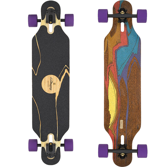 Loaded Icarus Bamboo Longboard Complete - Orangatang Durian 75mm/83a